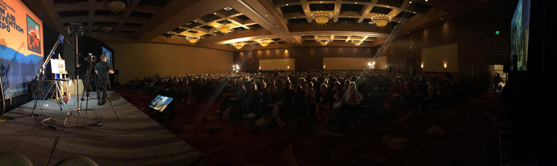 The plein air convention main stage